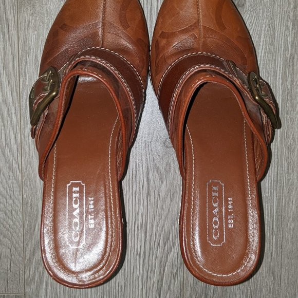 Coach - Leather mule clog - Picture 4 of 5